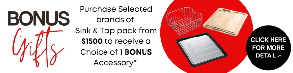 Sink and Tap Promo - Bonus Accessory - View Details