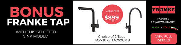 Bonus Franke Tap (TA7730 or TA7600MB) With Selected Sink Models - View Details